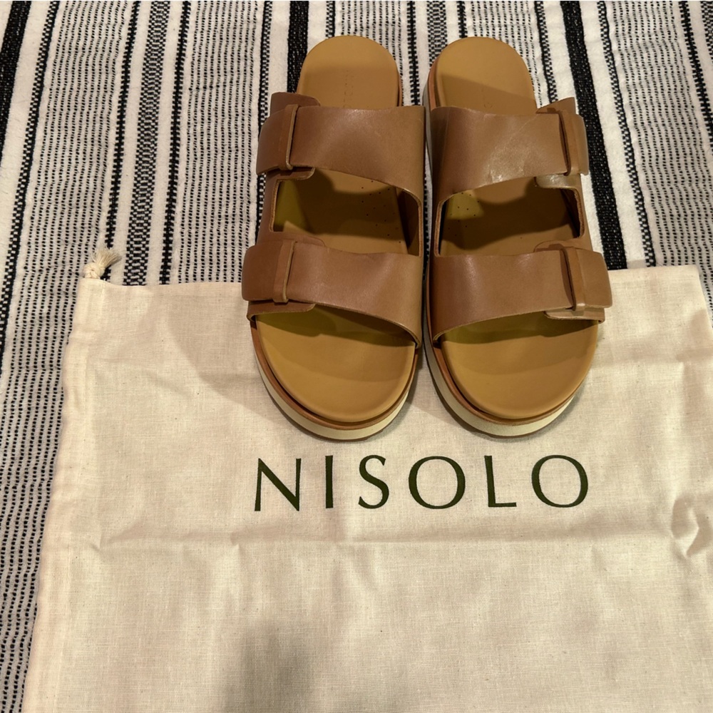 Nisolo Tan Leather Sandals
